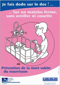 Affiche prévention mort subite du nourrisson