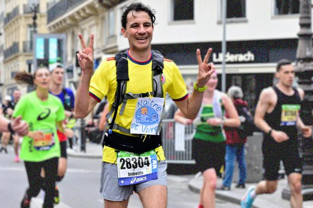Le Marathon En 3h44 Pour Andrés Sous Les Couleurs De Naître Et Vivre
