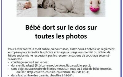 Bébé dort sur le dos sur toutes les photos ! Signez la pétition pour le parlement européen